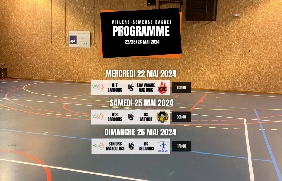 Au programme cette semaine