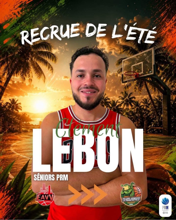 🟢🟠 Retour au bercail — Bienvenue (à nouveau) Clément Lebon au VSF Basket !